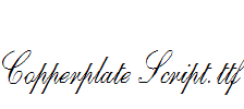 Copperplate Script.ttf